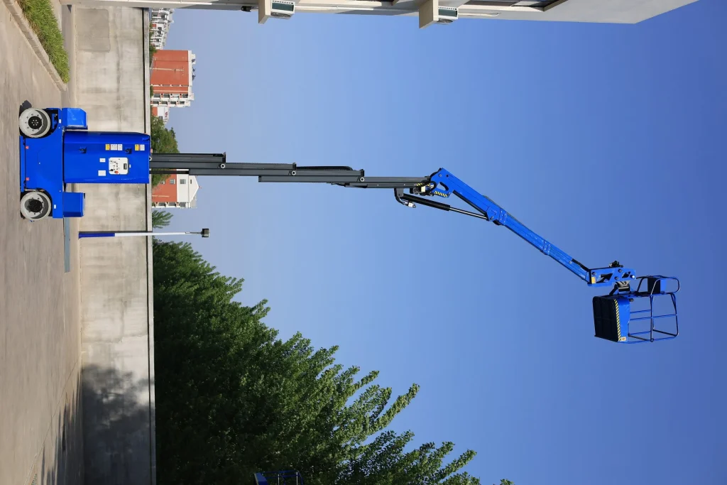 Self-Propelled Forklift Style Vertical Mast Lift With Jib - AMWP12-7110 - Shandong Machinery