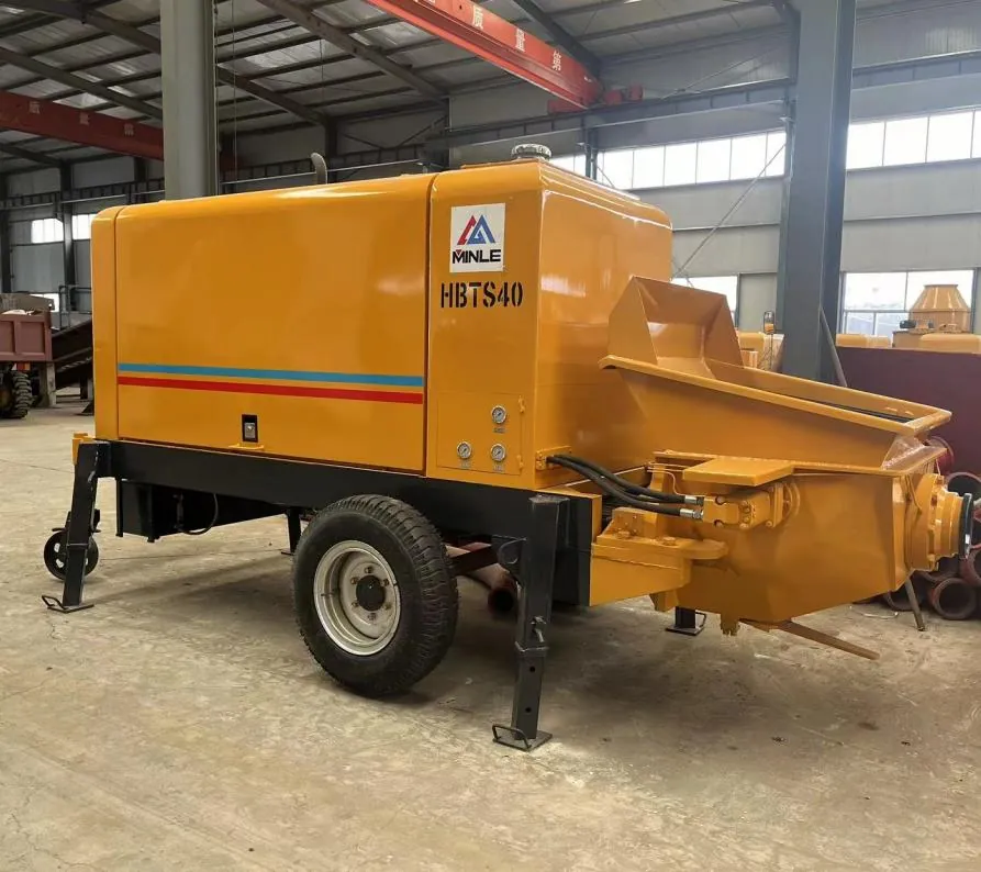 Concrete mixer pump